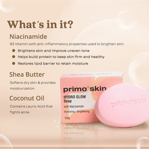 Primo+Skin Hydro Glow Body Soap w/ Niacinamide 135g