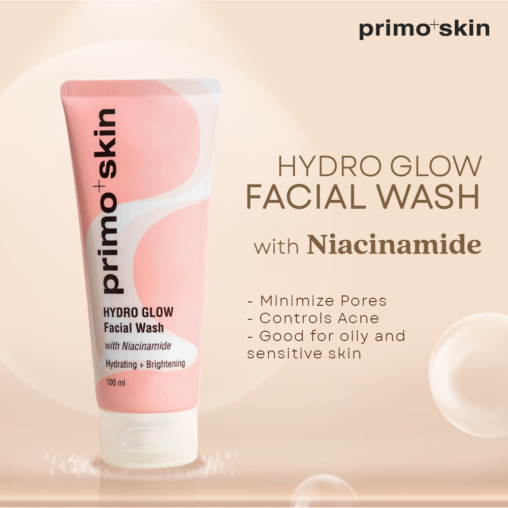 Primo+Skin Hydro Glow Facial Wash w/ Niacinamide 100,