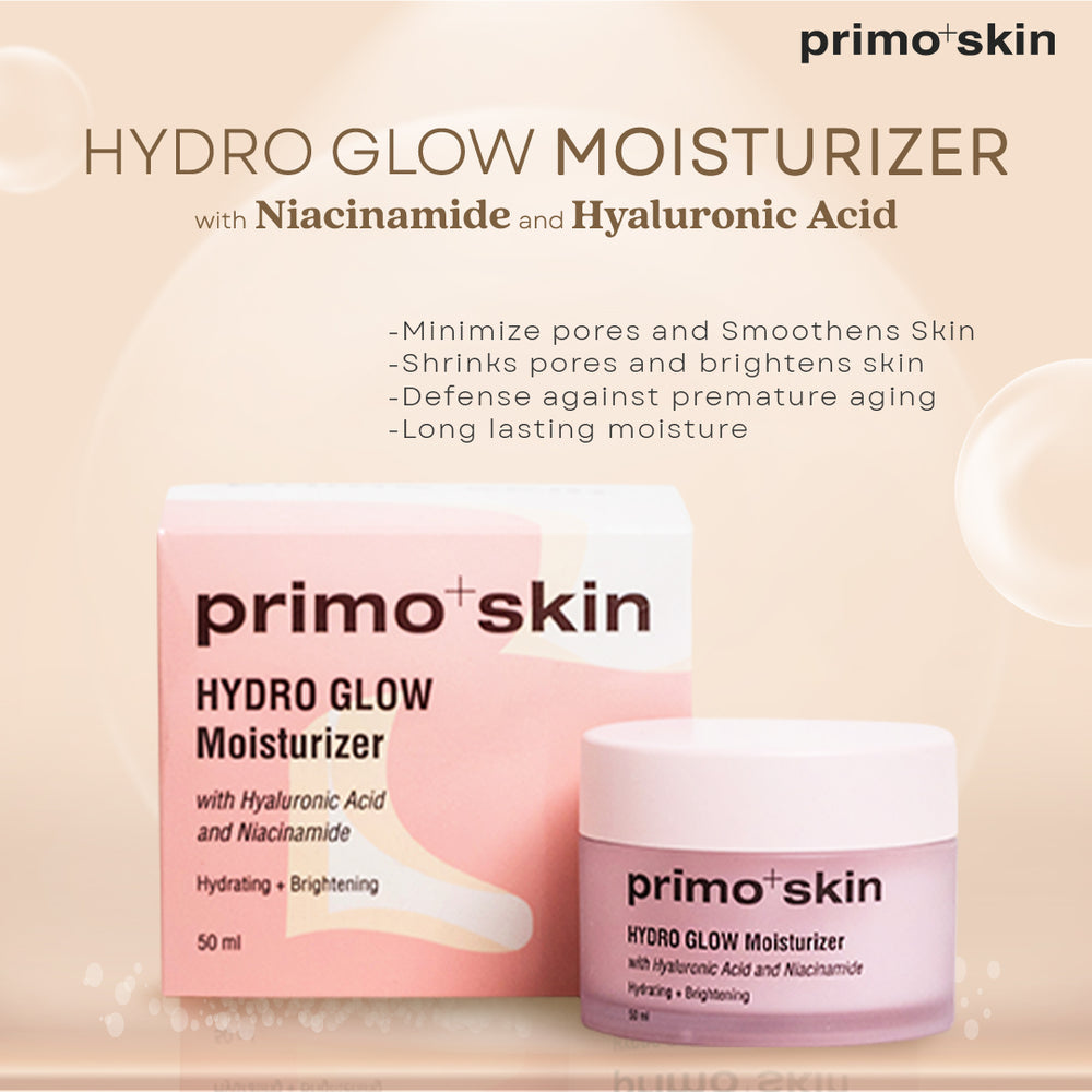 Primo+Skin Hydro Glow Facial Moisturizer w/ Hyaluronic Acid And Niacinamide 50g