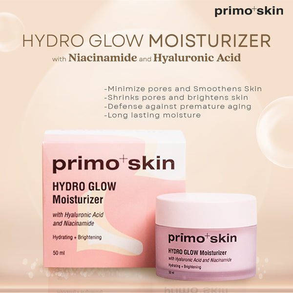 Primo+Skin Hydro Glow Facial Moisturizer w/ Hyaluronic Acid And Niacinamide 50g