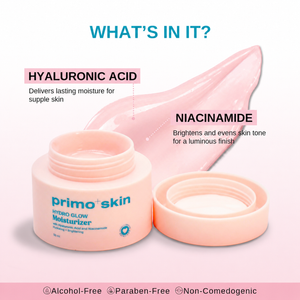 Primo+Skin Hydro Glow Facial Moisturizer w/ Hyaluronic Acid And Niacinamide 50g