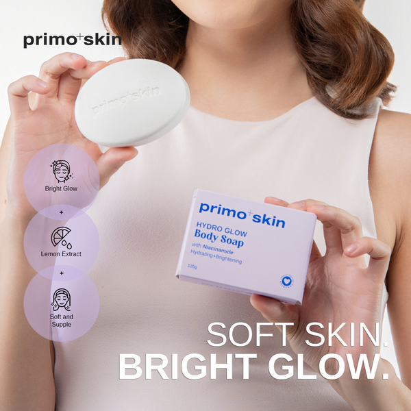 Primo+Skin Hydro Glow Body Soap w/ Niacinamide 135g