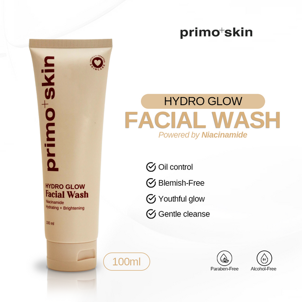 Primo+Skin Hydro Glow Facial Wash w/ Niacinamide 100,