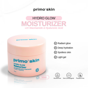 Primo+Skin Hydro Glow Facial Moisturizer w/ Hyaluronic Acid And Niacinamide 50g