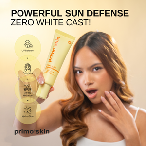 Primo+Skin Hydro Glow Facial Sunscreen (SPF 50 PA++++) w/ Hyaluronic Acid 50g