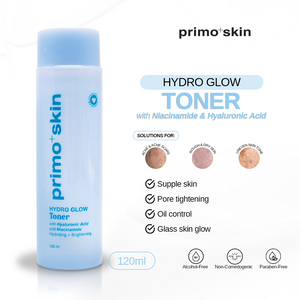 Primo+Skin Hydro Glow Toner w/ Hyaluronic Acid And Niacinamide 120ml