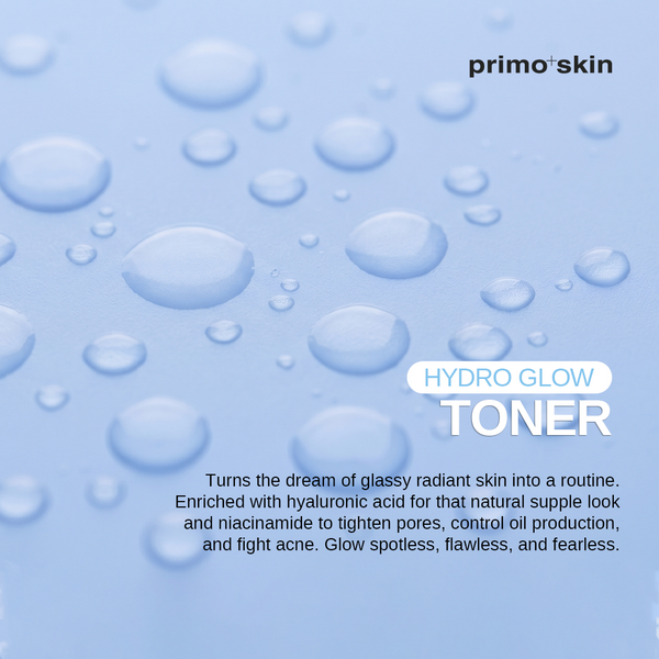Primo+Skin Hydro Glow Toner w/ Hyaluronic Acid And Niacinamide 120ml