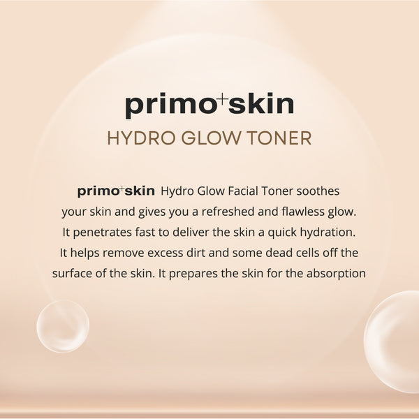 Primo+Skin Hydro Glow Toner w/ Hyaluronic Acid And Niacinamide 120ml